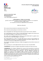 Arrêté préfectoral portant constat de franchissement de seuils entraînant la limitation ou la suspension provisoire de certains usages de l’eau du 24 juillet 2025