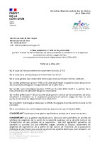 Arrêté préfectoral du 10 juillet 2025 portant constat de franchissement de seuils
