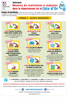 Restrictions niveau alerte 3